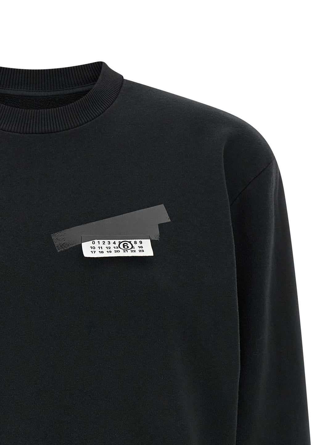 Mm6 Maison Margiela Numeric Signature Mm6 Sweatshirt - Black | a7ae4ec5e5bcf0afdd3dbc63a9da8139820b3a9c