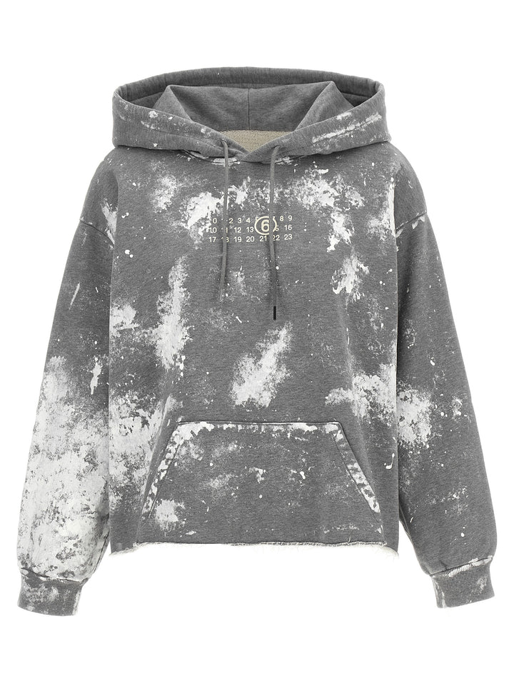Mm6 Maison Margiela Numeric Signature Mm6 Sweatshirt - Gray | 5dedf9fa3994c1ddc6b66045c2ad76b024ac8af6