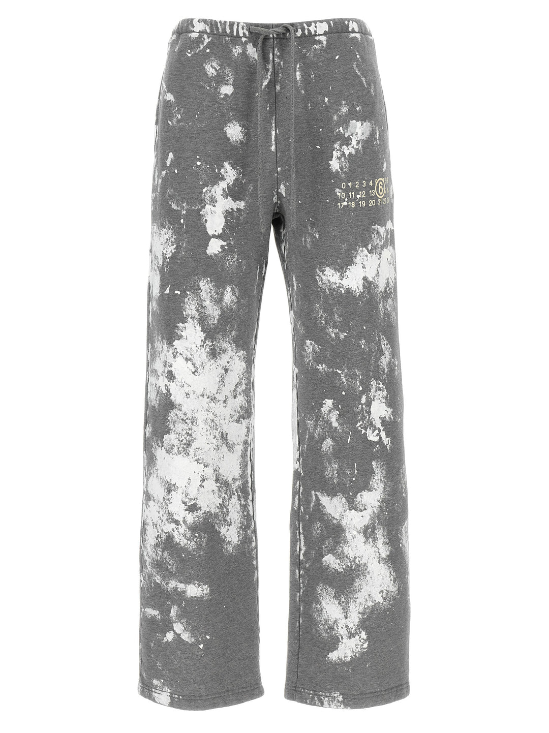 Mm6 Maison Margiela Numeric Signature Mm6 Pants - Gray | 931497943afe12ab264884b57395665b932dce75