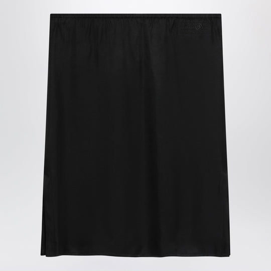 Black Skirt In Acetate Blend