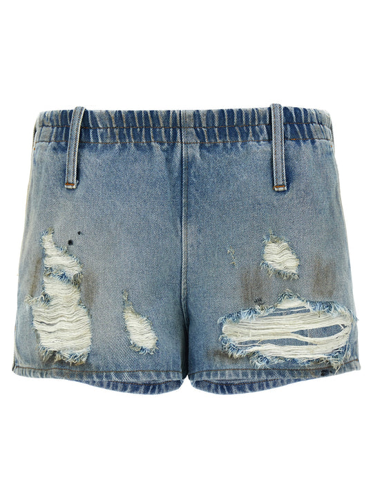Used Shorts Bermuda And Short Light Blue