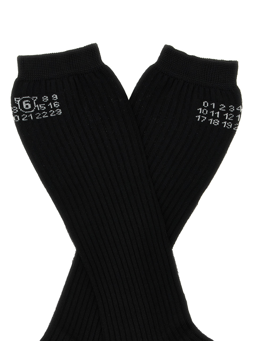 Mm6 Maison Margiela Bootleg Socks - Black | 70e95f373f69a7a8fb2f7ee48ef60d51de03b115