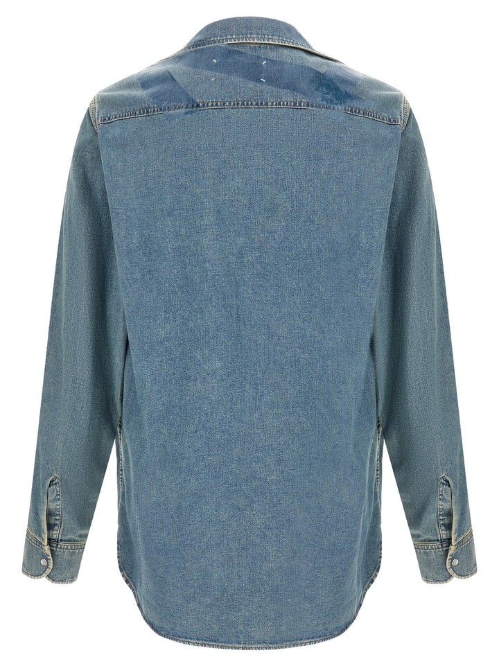Maison Margiela Taped Shirt and Blouse - Blue | 3eacca2f69959e051d018aee41d70604dd6234e2