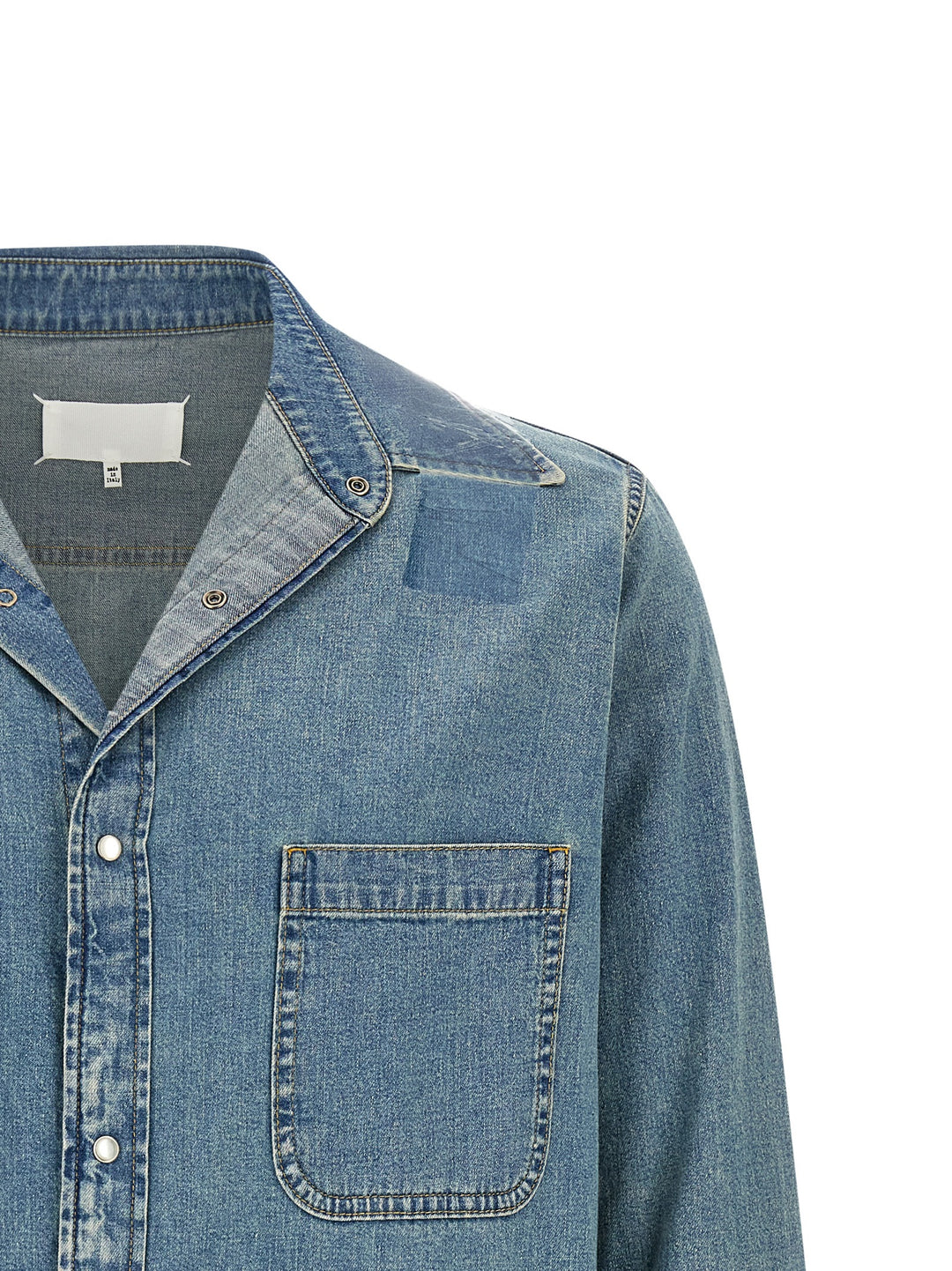 Maison Margiela Taped Shirt and Blouse - Blue | 815d3aa464476e49e94c7b82cbc8550dcd9c6648