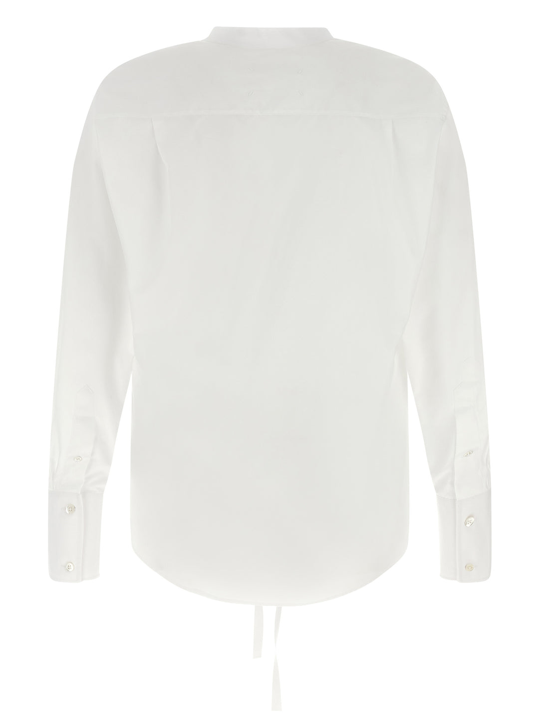 Maison Margiela Raw Cut Hem Shirt Shirt and Blouse - White | f8947a60844a116c974e2cda7f1f8301bb58994e