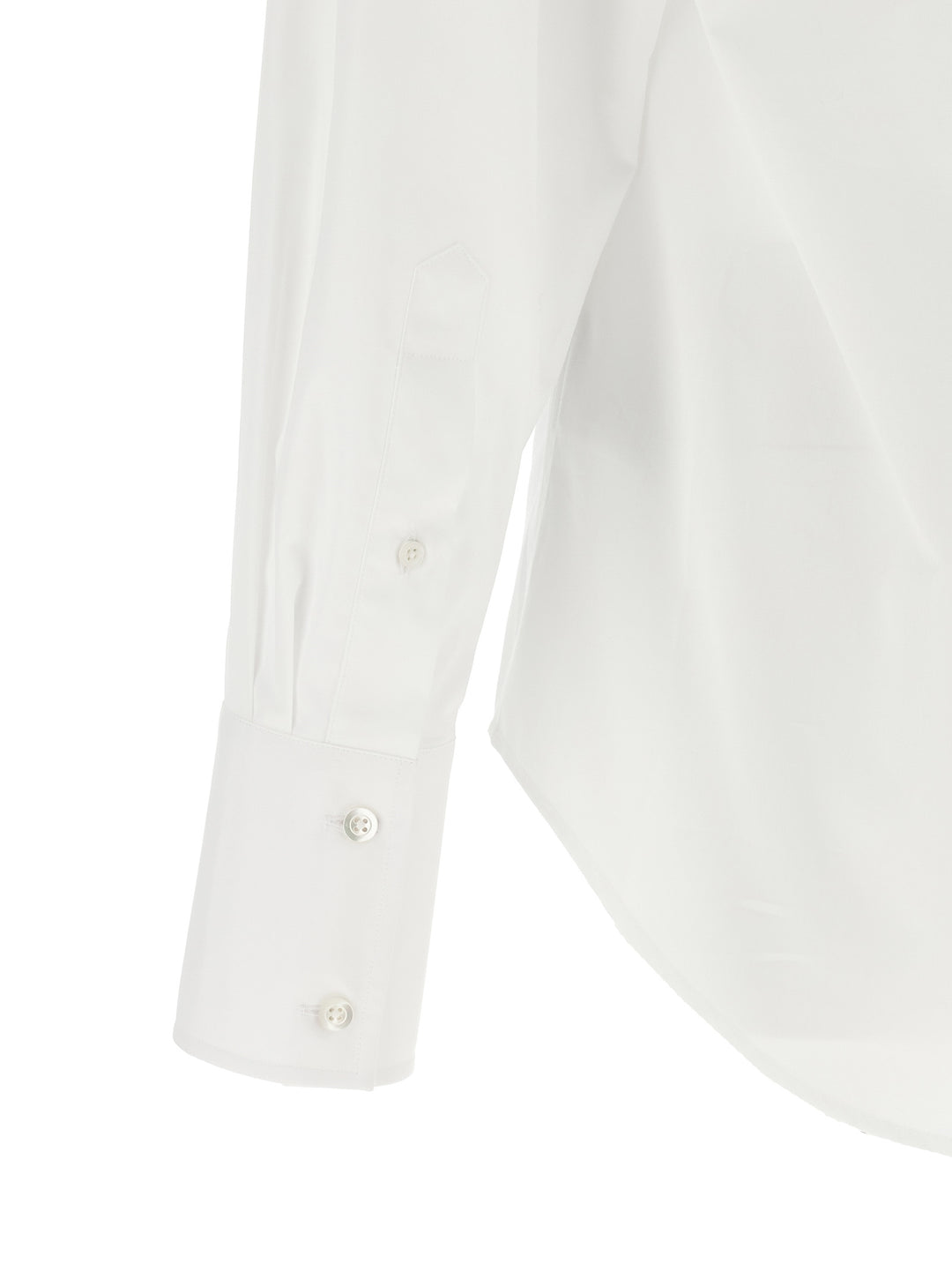 Maison Margiela Raw Cut Hem Shirt Shirt and Blouse - White | 8d616d505f68ef3b5827f7d081fb80ca53f2661a
