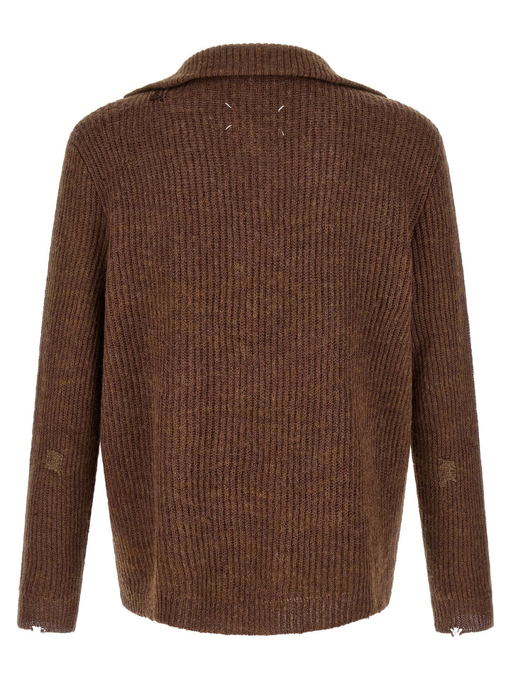 Maison Margiela Mending Sweater Sweaters and Cardigans - Brown | 7c1a3c7427c8c32bb6727c7fc1d55c882dac936d