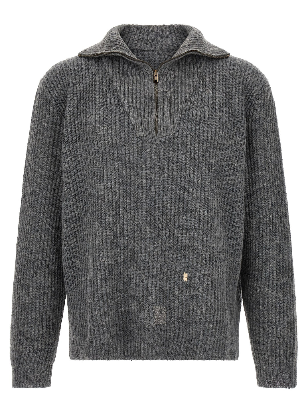 Maison Margiela Mending Sweater Sweaters and Cardigans - Gray | bf7d66419f3663f6ea4d393ea84d80cb294e4484