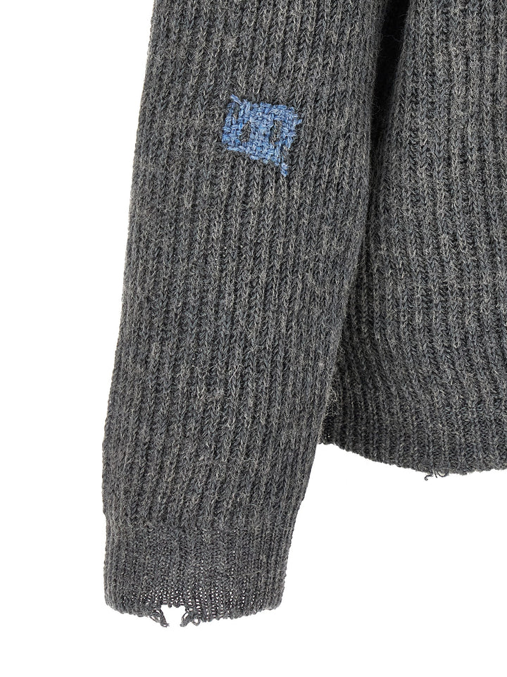 Maison Margiela Mending Sweater Sweaters and Cardigans - Gray | 4d19fe5cc036c69d6d2d52194510f333a1336c73