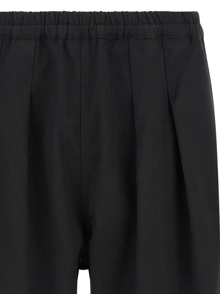 Maison Margiela Cotton Trousers Pants - Black | 7583189ee72870f5bbc0a4dd7aaf884d55634032