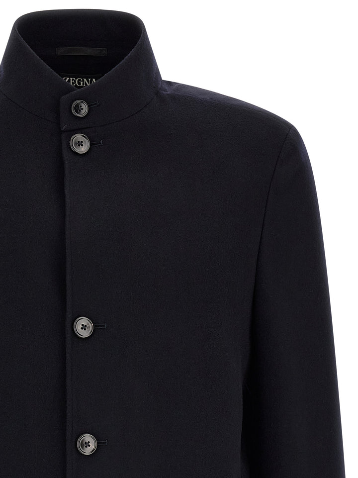 Zegna Il Conte Puffer Jackets - Blue | 40436006d847d7813190c58d76fc3f95e2b5024b