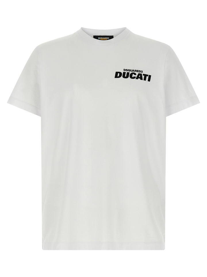 Dsquared2 Capsule Dsquared2 X Ducati T-shirt - White/Black | 4dda435b73f6d6cf6bec9aee753377eb865f8ec3
