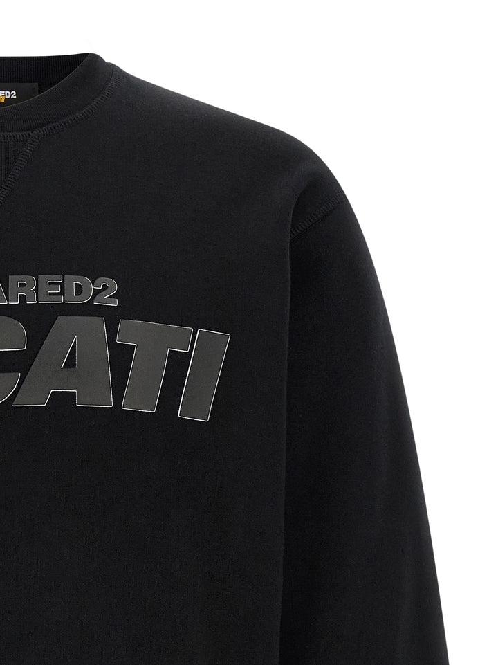 Dsquared2 Dsquared2 X Ducati Capsule Sweatshirt - Black | 976114bb4d5e407ba60b41b78d00c5eb2de9cc9b
