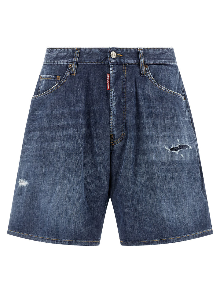 Dsquared2 Boxer Bermuda and Short - Blue | dbb7e7ce4b2ad6e461257cedd9ad2a985b010109