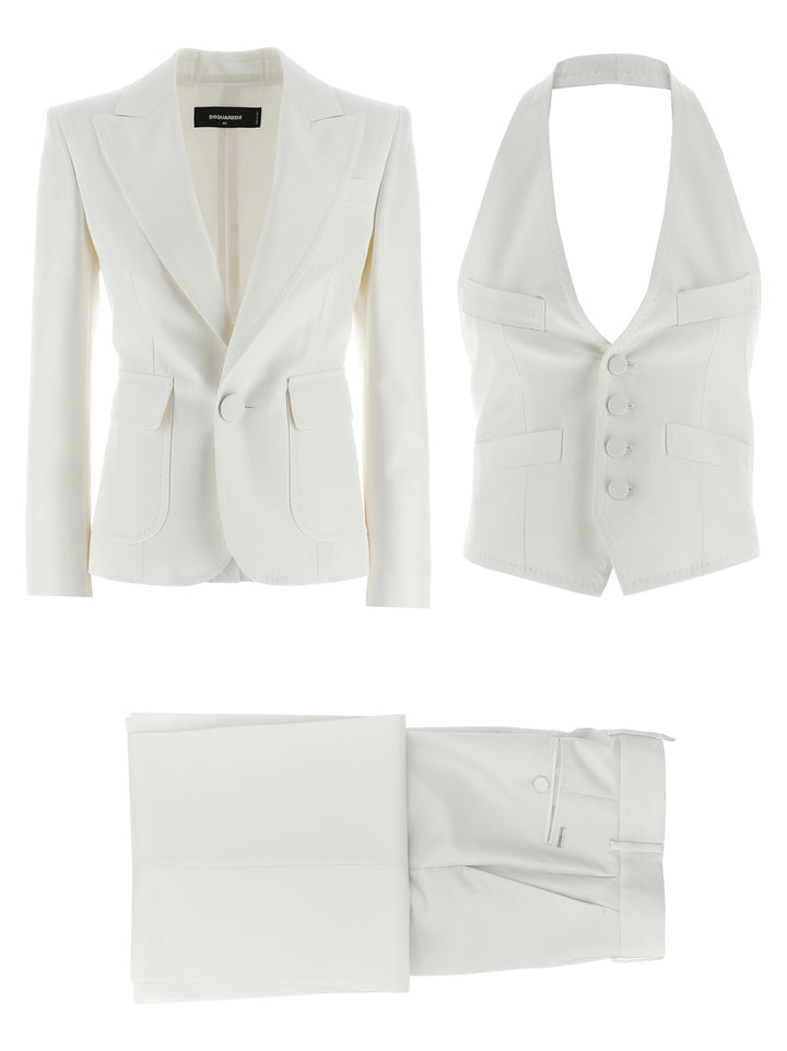 Dsquared2 Bianca Day Suit BlazerS - White | a442a712519e1839cea468e9a91bba6bef915f90