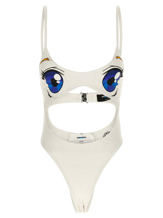 Bettter X Dsquared2 Bodysuit Tops White