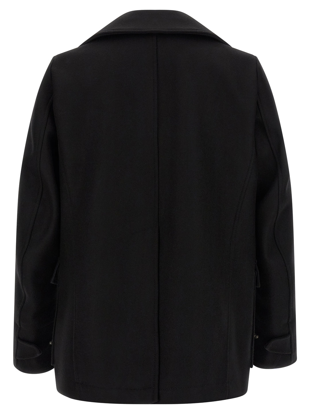Dsquared2 Double-Breasted Coat Coats and Trench Coats - Black | 1ae081fe1db74fa0abfcd81e0356772bf7560f62