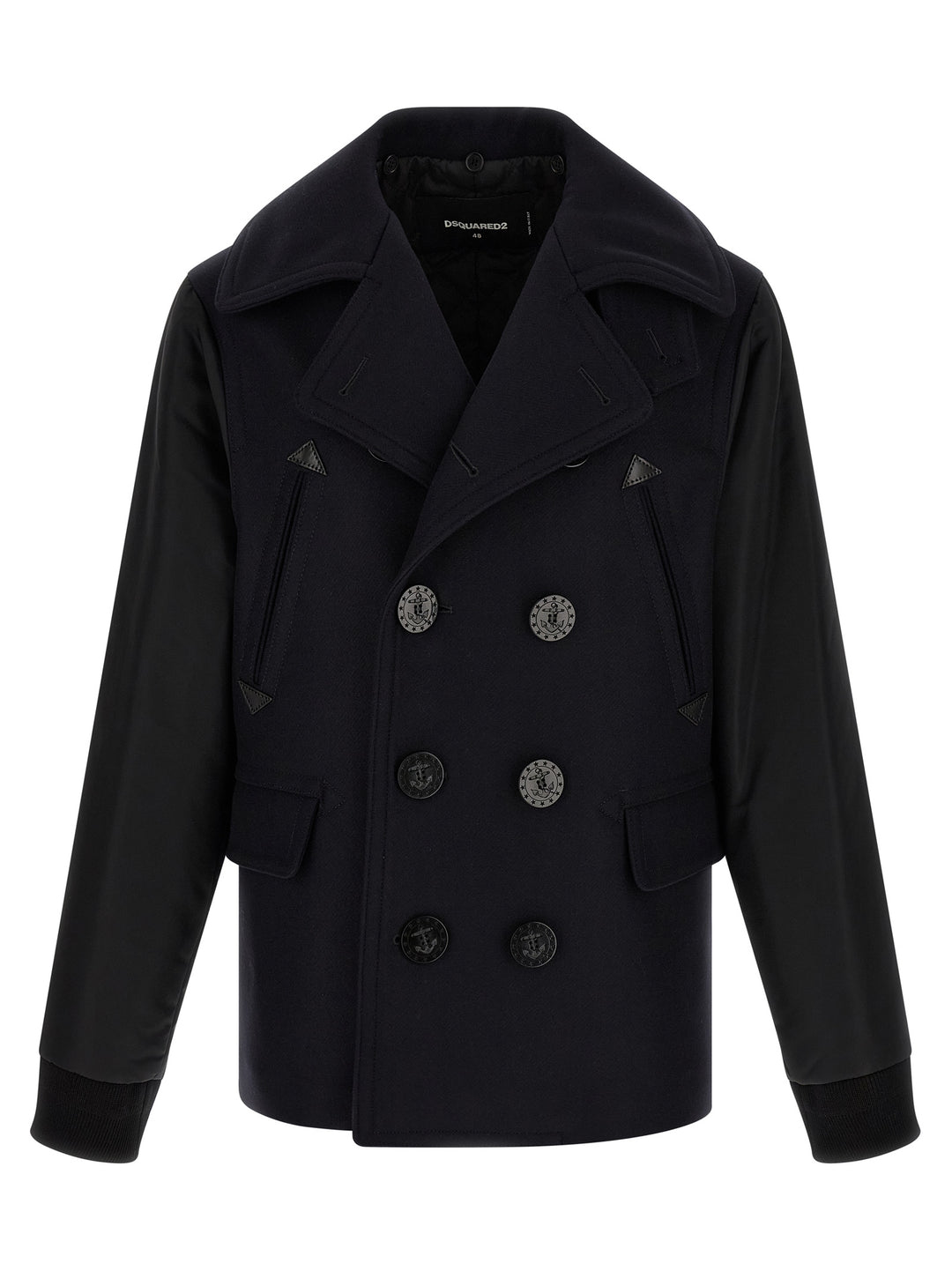 Dsquared2 Hybrid Peacoat Coats and Trench Coats - Blue | 084fbf3e6410372416ab735e6af502b873385a56
