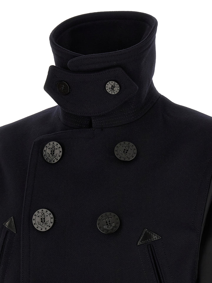 Dsquared2 Hybrid Peacoat Coats and Trench Coats - Blue | 317821824c1f038d1f5243bc9163258c068a5508