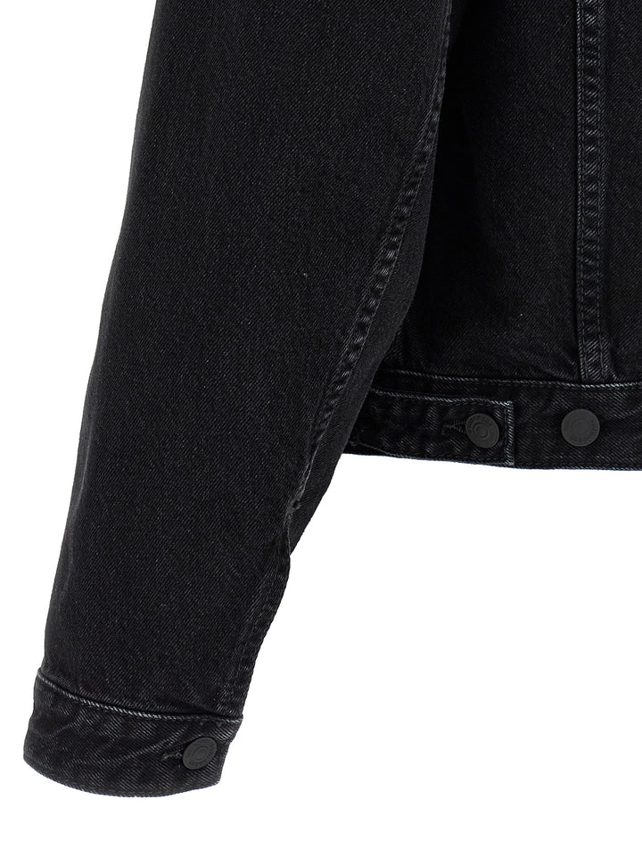 Dsquared2 Denim Jacket Puffer Jackets - Black | 18e33f7a42d46099648c2780e87207db94c0764a