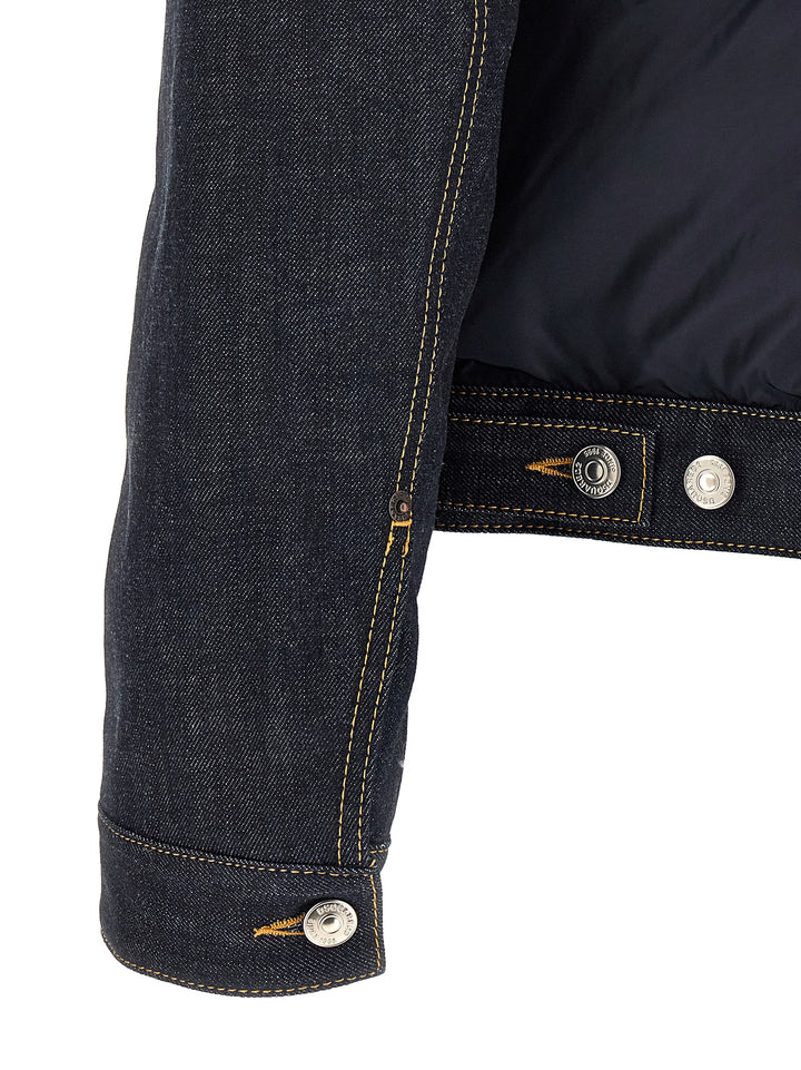 Dsquared2 Hybrid Puffer Jackets - Blue | 4856ce6528d7e1eef677e6bcc13babd3ef827314
