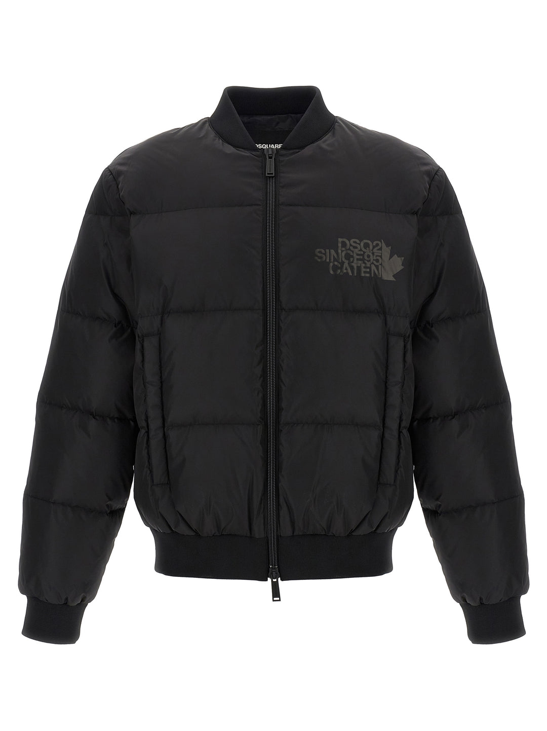 Dsquared2 Padded Bomber Jacket Puffer Jackets - Black | 55a9f6283b9ec2a7ed8f15d722d2e97eff2fa651
