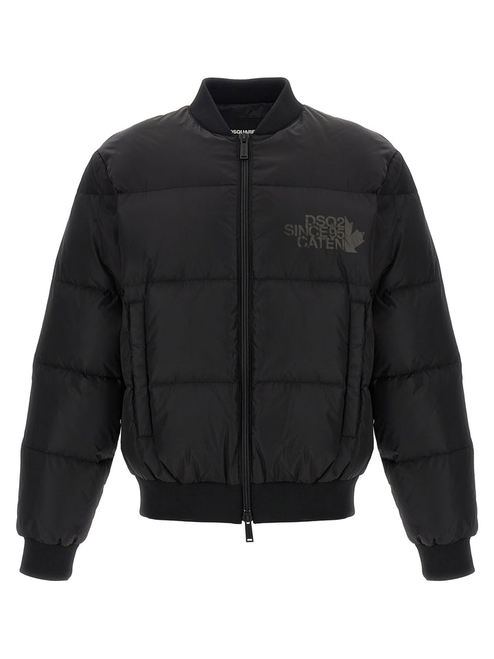 Dsquared2 Padded Bomber Jacket Puffer Jackets - Black | 55a9f6283b9ec2a7ed8f15d722d2e97eff2fa651