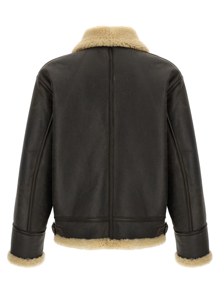 Dsquared2 Aviator Puffer Jackets - Brown | 50ed2665fffb31e6c1ec124b54f763d994cb1541