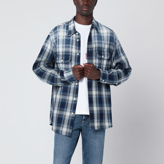 Blue/White Check Patterned Shirt