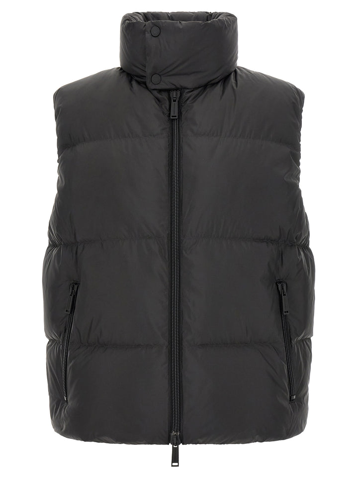 Dsquared2 D2 Upside Down Gilet - Black | ec2398ad0fd01bcd97ecfe8ef5e3a397fc746125