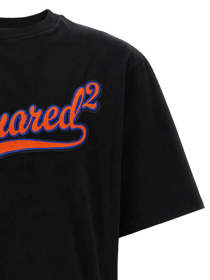 Dsquared2 Sponge Patch T-shirt - Black | a09d0def56373c45a78fb81434097b270e985380