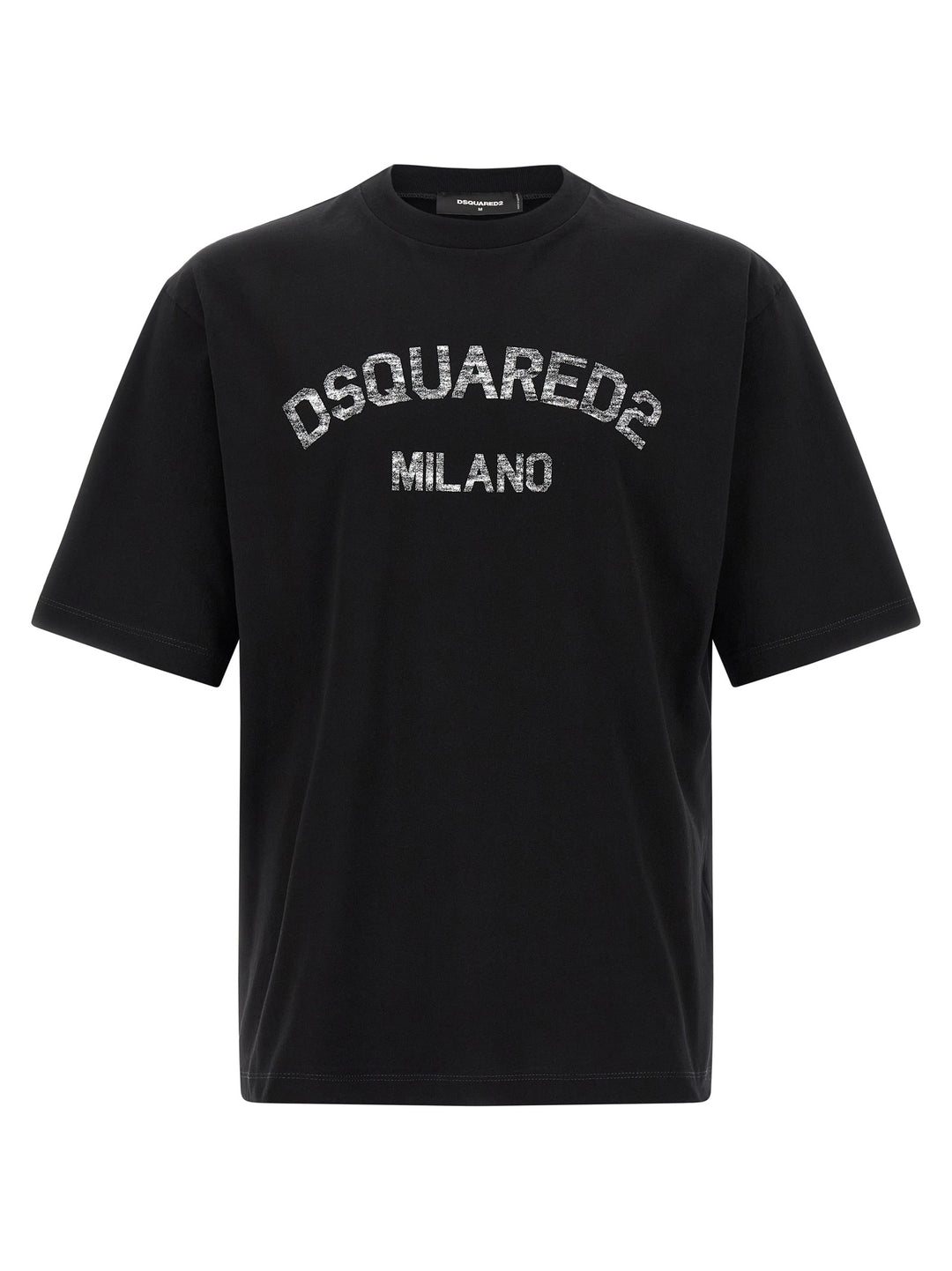 Dsquared2 Faded Milano T-shirt - Black | f93a1909ef63507cc1f5260bcd6795053e343438