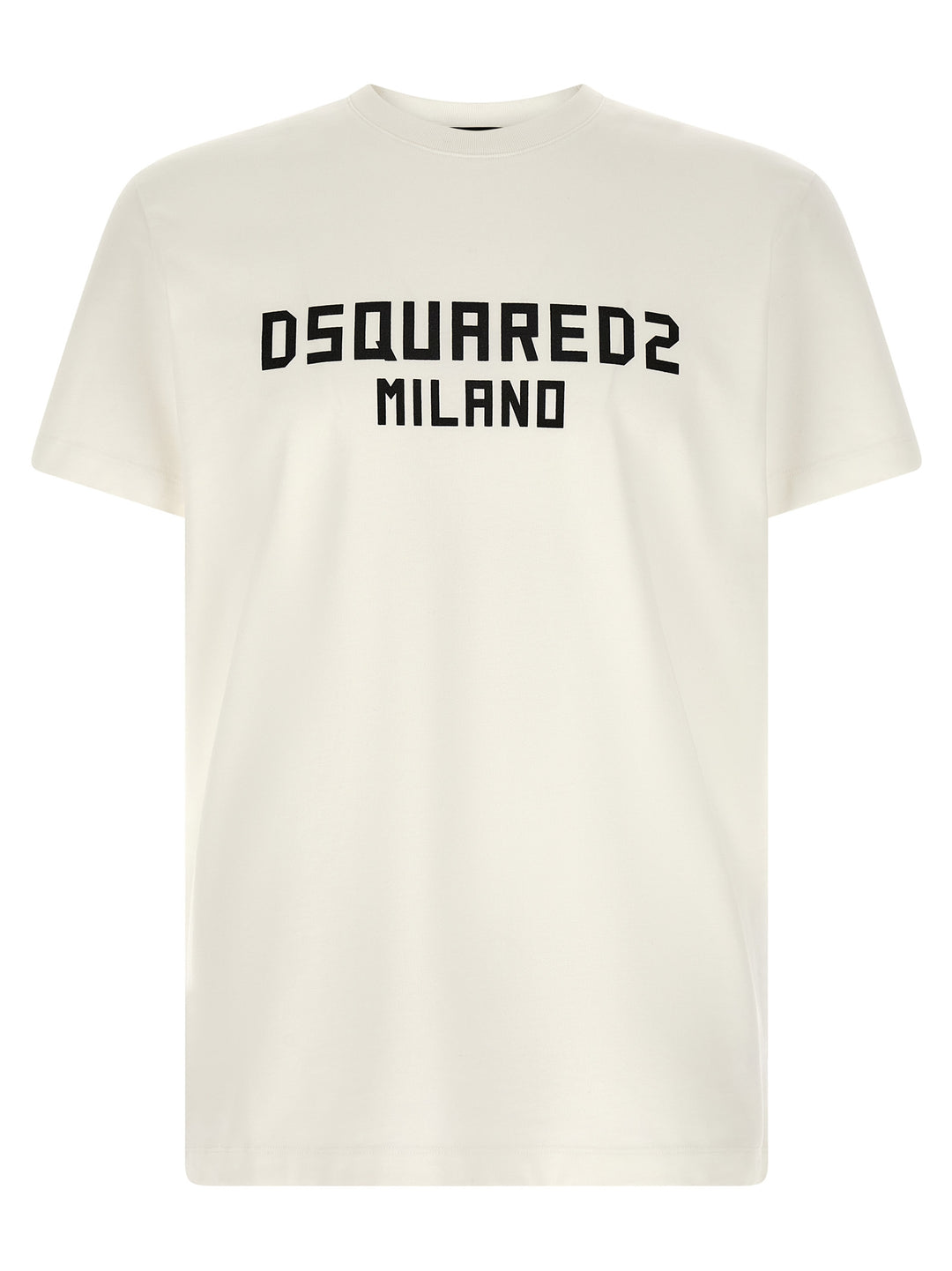 Dsquared2 Dsquared2 Milano T-shirt - White/Black | 40fff0c848e295b0fe4c3d9118c137f91d918f74