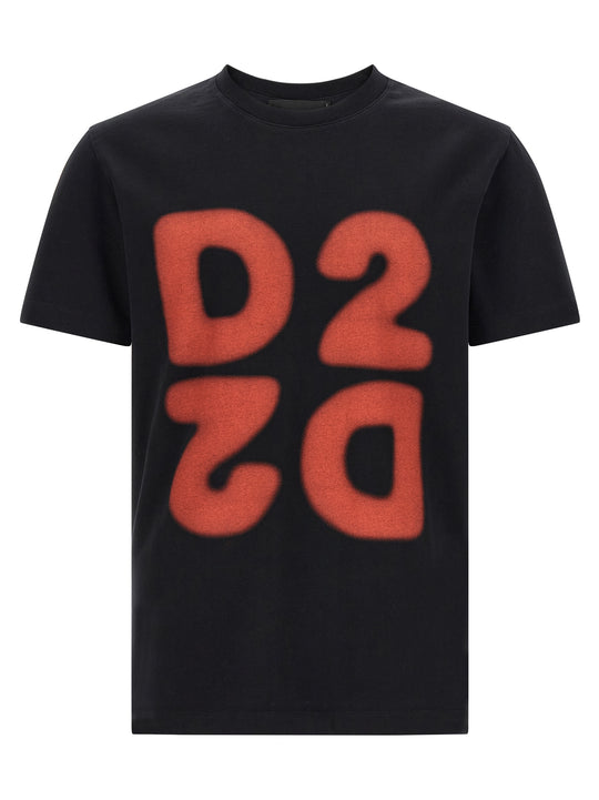Printed T-Shirt Black