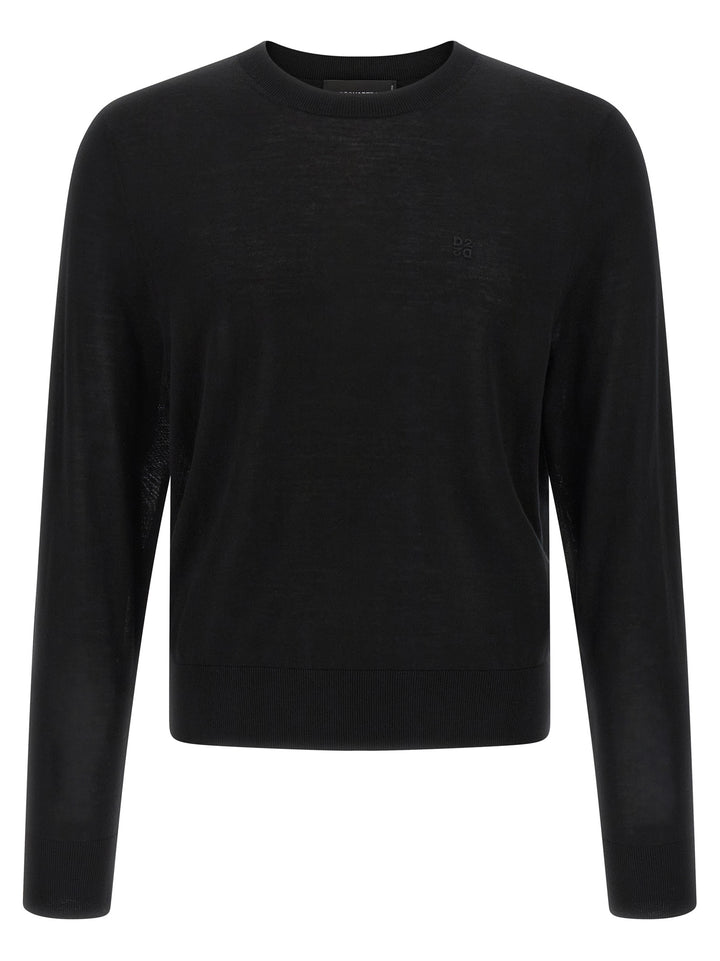 Dsquared2 Wool Sweater Sweaters and Cardigans - Black | ed9121ef97a6e6ea53d1a2fe44092288cb9b5271