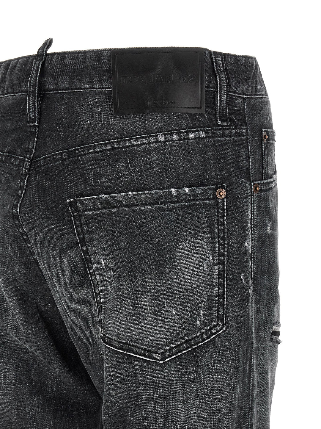 Dsquared2 Teddy Jeans - Black | c7c86b05f3a9bc284f2cffcfd2aaf8921abea136