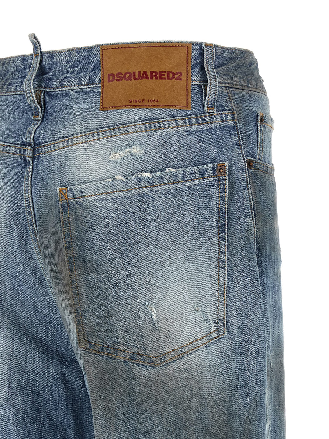 Dsquared2 Loose Twisted Jeans - Blue | 00f97b37a984ba664f9d1889bd2d6a99e0442f9c