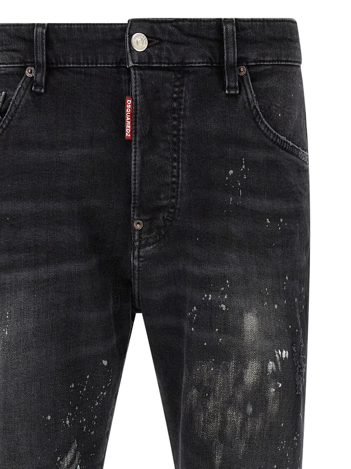 Dsquared2 Splatter Paint Jeans - Black | c5c5ede0c149952718b431e16bb6ba7fa5ef0bea