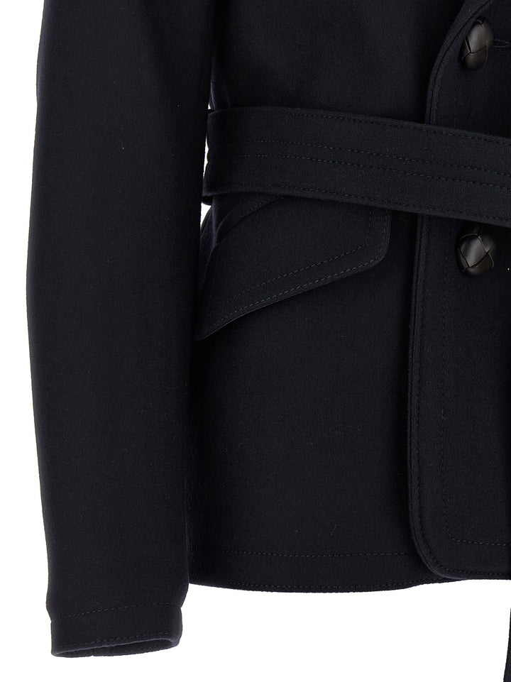 Dsquared2 Peacoat Robe Coats and Trench Coats - Blue | 039cbf7e43ebece12f1e963309c7ca9d8a6bbf23