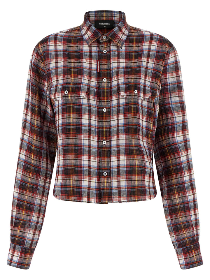 Dsquared2 Check Baby Shirt and Blouse - Red | 72127db9695ca317616ead108f1799a104477d4f