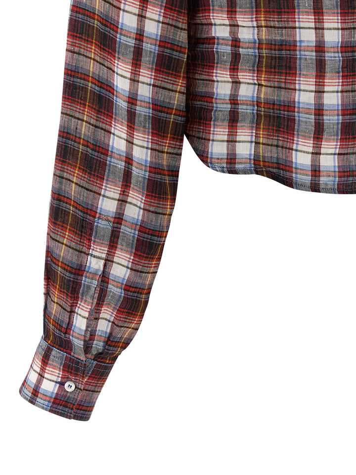 Dsquared2 Check Baby Shirt and Blouse - Red | 3dc97dedbdf1e75947340cd6a5d2148dabeab5fe