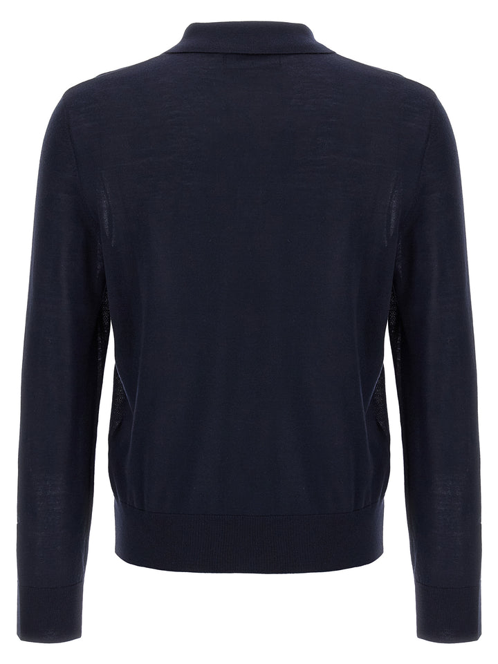 Dsquared2 Logo Embroidery  Shirt Polo - Blue | 235cca1ff3a487a5d5e6058611b1cb0a4ccc4023