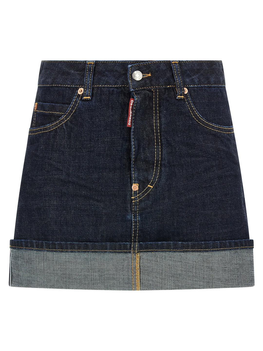 Dsquared2 Cimosa Authentic Japanese Denim Skirts - Blue | 2b89ebc42c084f2d51f1ad5d103d3cac32b40037