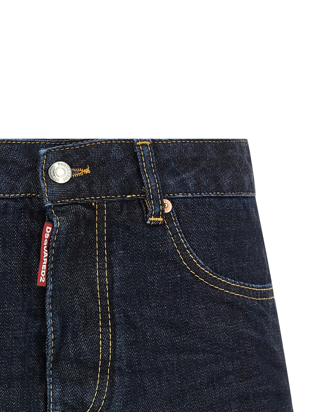 Dsquared2 Cimosa Authentic Japanese Denim Skirts - Blue | 6d4d4882f2825218e750192d8361ccc4fe5bb543