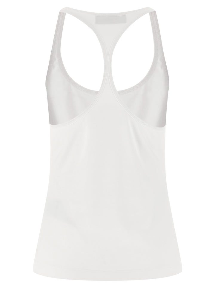 Dsquared2 Embroidery Tank Top Tops - White | 9b45a5c5e7009f4dff5d510599ec9afe9f8f7ed3
