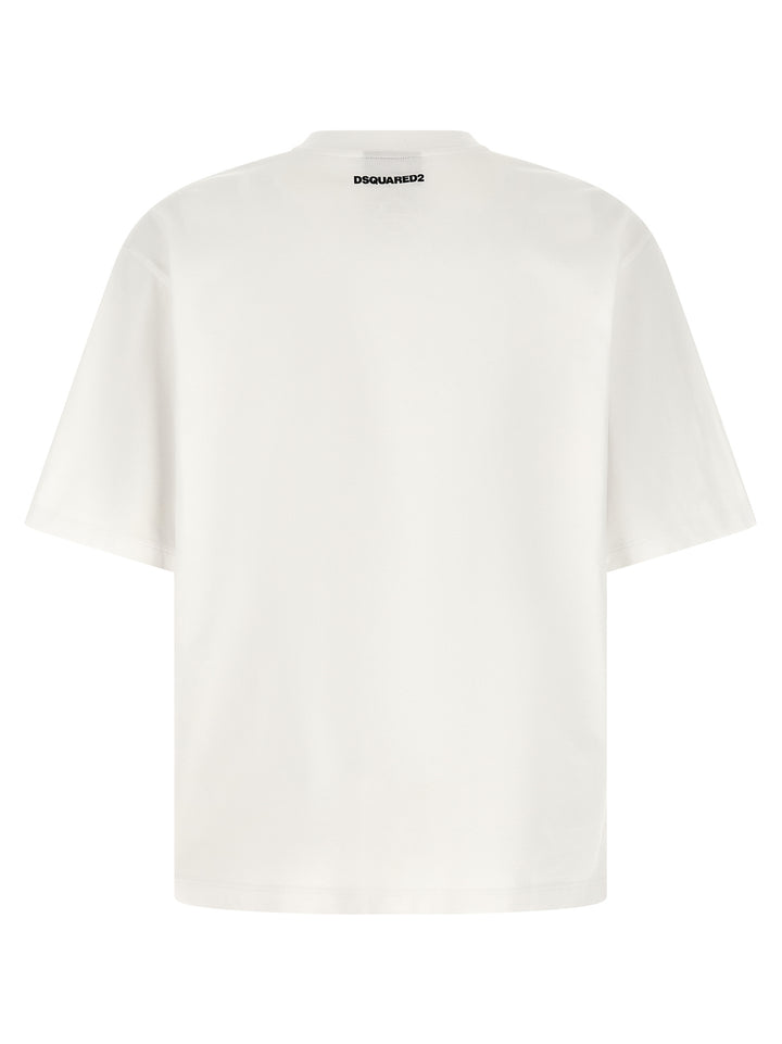 Dsquared2 Iconique T-shirt - White | 6494082435e627891fecf1942a865d3c80df6313