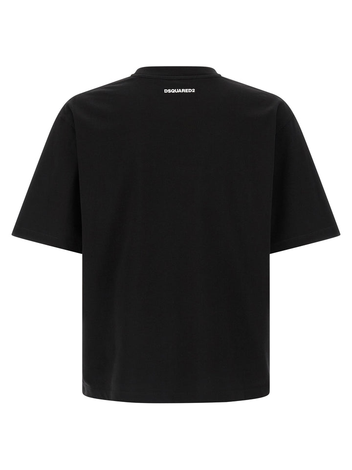 Dsquared2 Iconique T-shirt - Black | 2e53e6150d121df0b1d49a1f683573f8e21de3da