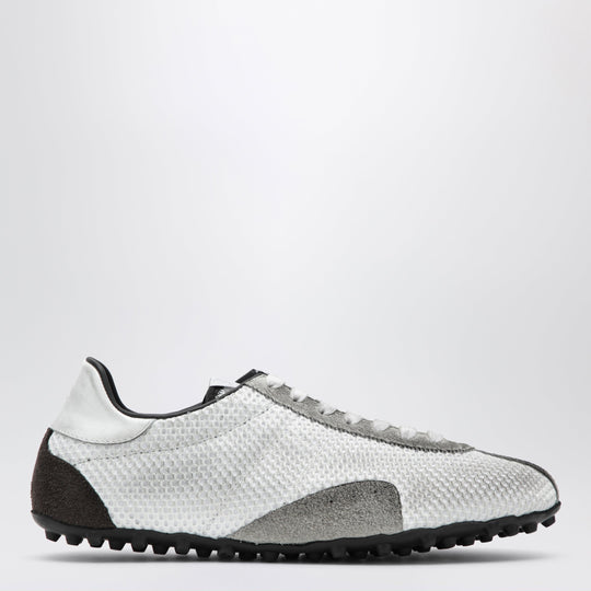 Sprinters White/Grey Vintage-Effect Sneakers