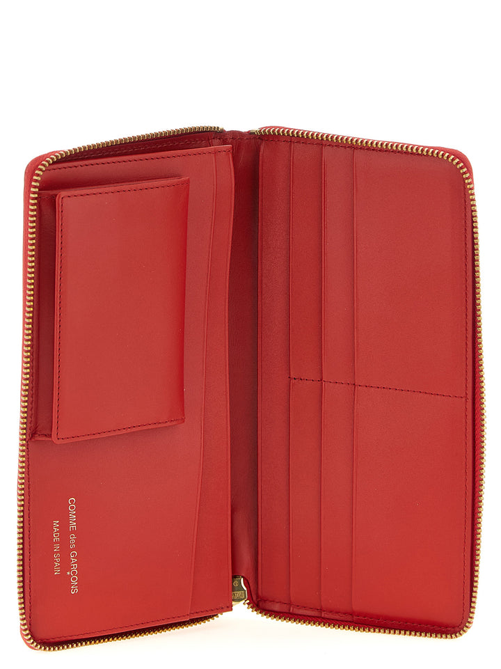 Comme Des GarçOns Wallet Pola Dots Printed Wallets and Card Holders - Red | 021b213937a9c62e6ddc030115415be89eec5383