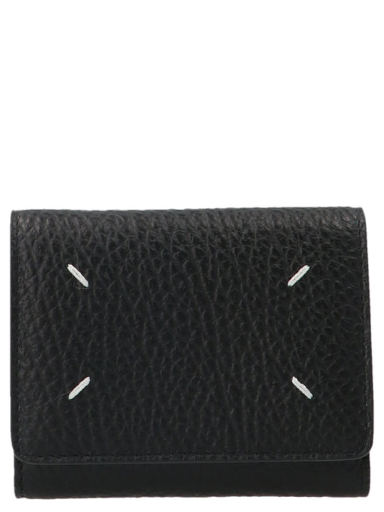 Stitching Wallets And Card Holders Black
